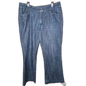Westport W62‎ Signature Fit Trouser Jeans 16P Petite Dark Wash Career Denim